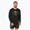 Longsleeve do biegania męski ASICS Fujitrail Logo black/graphic grey/safety yellow