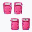 Zestaw ochraniaczy dziecięcych Globber Toddler deep pink/flowers