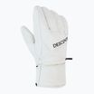 Rękawice narciarskie męskie Descente 5 Finger Leather white