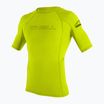 Koszulka do pływania męska O'Neill Basic Skins Rash Guard lime