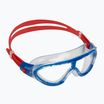 Maska do pływania dziecięca Speedo Biofuse Rift lava red/beautiful blue/clear