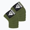 Opaski na kolana RDX Compression Elasticated Knee Wrap army green