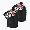 Ochraniacze na kolana RDX KR11 Gym Knee Wrap black/white