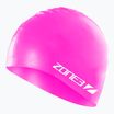 Czepek pływacki ZONE3 Silicone Swim hi-vis pink