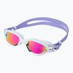 Okulary do pływania ZONE3 Venator-X white/silver/lilac/polarised revo purple