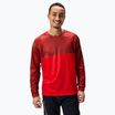 Longsleeve rowerowy męski Endura Core Printed flame red