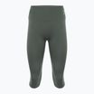 Legginsy treningowe damskie Gymshark Training Cropped obsidian / green