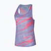 Tank top do biegania damski Mizuno DAF Graphic Tank pastel lilac