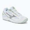 Buty do piłki ręcznej dziecięce Mizuno Stealth Star 2 Jr white/gridge/patinagreen