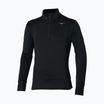 Bluza do biegania męska Mizuno Warmalite Half Zip black