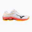 Buty do siatkówki Mizuno Wave Voltage 2 white/fiery coral 2/citrus