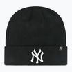 Czapka zimowa 47 Brand MLB New York Yankees Raised black