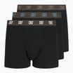 Bokserki męskie CR7 Basic Trunk 3 pary black/ brown