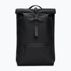 Plecak miejski Rains Rucksack Rolltop 17 l black