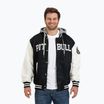 Kurtka męska Pitbull Falcon Ridge Bomber Hooded black/ecru
