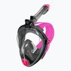 Maska pełnotwarzowa do snorkelingu AQUA-SPEED Spectra 2.0 czarna/różowa