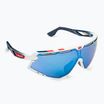 Okulary przeciwsłoneczne Rudy Project Defender white gloss/fade blue/multilaser ice