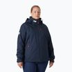 Kurtka żeglarska damska Helly Hansen Crew Hooded Midlayer Plus 2.0 navy