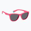 Okulary przeciwsłoneczne dziecięce Polaroid PLD 8056/S matte pink/grey polarized
