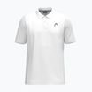 Koszulka tenisowa polo męska HEAD Club 25 Tech Polo white
