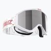 Gogle narciarskie dziecięce Bliz Liner Jr white pink logo/pink&silver mirror