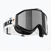 Gogle narciarskie dziecięce Bliz Liner Jr black white logo/brown&silver mirror