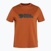 Koszulka trekkingowa damska Fjällräven Logo terracotta brown