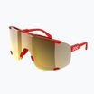 Okulary przeciwsłoneczne POC Devour prismane red/clarity road/partly sunny gold