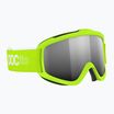 Gogle narciarskie dziecięce POC POCito Iris fluorescent yellow/green/partly sunny silver