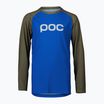 Longsleeve rowerowy dziecięcy POC Essential MTB natrium blue/epidote green