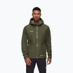 Kurtka przeciwdeszczowa męska Mammut Crater IV HS Hooded dark marsh