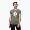 Koszulka wspinaczkowa damska Black Diamond Chalked Up laurel green