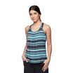 Koszulka trekkingowa damska Black Diamond Integrale Tank coastal stripe blue