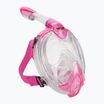 Maska pełnotwarzowa do snorkelingu SEAC Libera transparent/pink