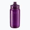 Bidon rowerowy Elite FLY Tex 550 ml clear/purple