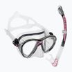 Zestaw do nurkowania Cressi Big Eyes Evolution + Alpha Ultra Dry black/pink