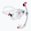 Zestaw do nurkowania Cressi Marea + Seal Dry Jr clear/pink