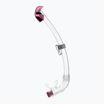 Fajka do nurkowania Cressi Seal Dry clear/pink