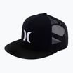 Czapka z daszkiem męska Hurley Icon Solid Flat Trucker black