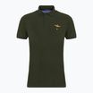 Koszulka polo męska Aeronautica Militare Essential verde scuro