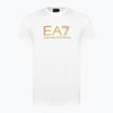 Koszulka męska EA7 Emporio Armani Train Gold Label Tee Pima Big Logo white