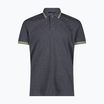 Koszulka polo męska CMP 34D5987 black/blue