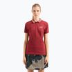 Koszulka damska EA7 Emporio Armani Golf Pro Polo Damier syrah