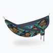 Hamak turystyczny ENO DoubleNest Print lagoon/charcoal
