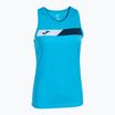 Tank top tenisowy damski Joma Court Sleeveless W fluor turquoise/navy