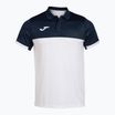 Koszulka polo tenisowa męska Joma Montreal white/navy blue