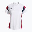 Koszulka tenisowa damska Joma Montreal white/red