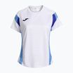 Koszulka tenisowa damska Joma Montreal white/sky blue
