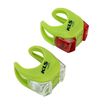 Zestaw lampek rowerowych Kellys Set Twins lime green