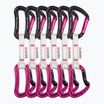 Ekspres wspinaczkowy Ocun Raven QD Bio-Dyn-Ring 10 cm 6 szt. pink